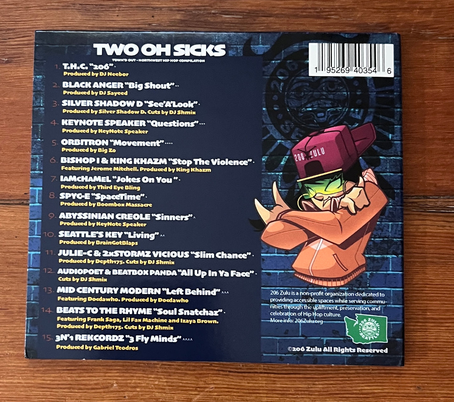 Two-Oh-Sicks: Town'd Out Northwest Hip Hop Compilation - CD