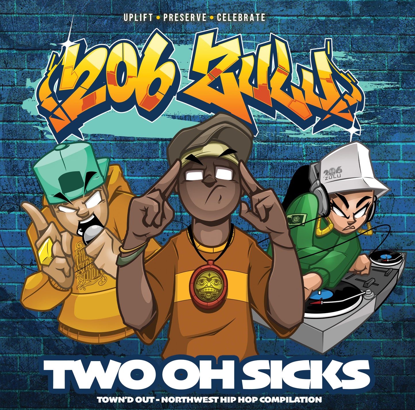 Two-Oh-Sicks: Town'd Out Northwest Hip Hop Compilation - CD
